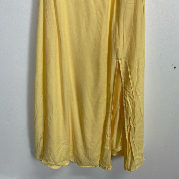 Row A Dress Womens Small Yellow Adjustable Tie Strap NEW NWT - Picture 4 of 13